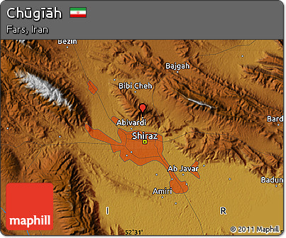 Physical Map of Chūgīāh
