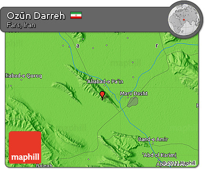 Political Map of Ozūn Darreh