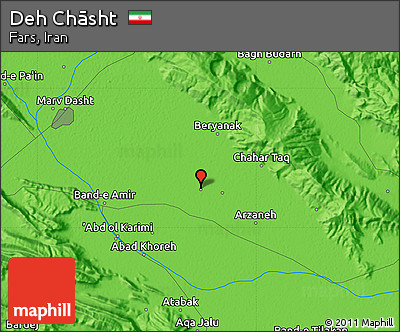 Political Map of Deh Chāsht