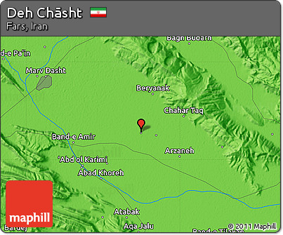 Political Map of Deh Chāsht