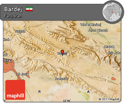 Satellite Map of Bardej