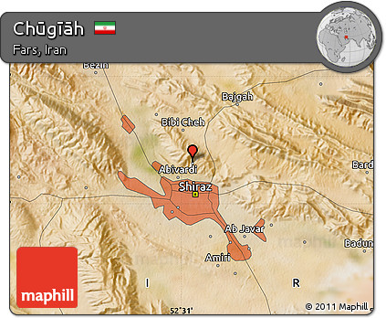 Satellite Map of Chūgīāh