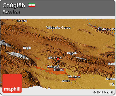 Physical Panoramic Map of Chūgīāh