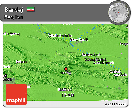 Political Panoramic Map of Bardej