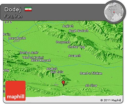 Political Panoramic Map of Dodej