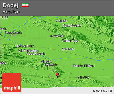 Political Panoramic Map of Dodej