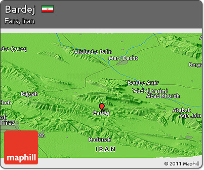 Political Panoramic Map of Bardej