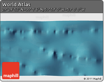Satellite 3D Map of the Area around 29° 44' 59" N, 53° 28' 30" W