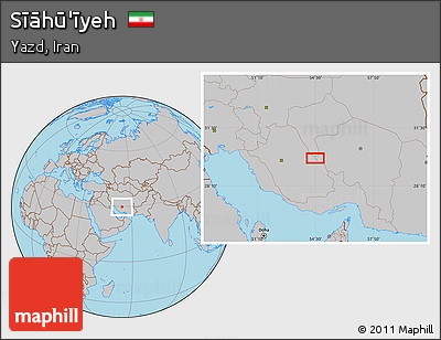 Gray Location Map of Sīāhū'īyeh