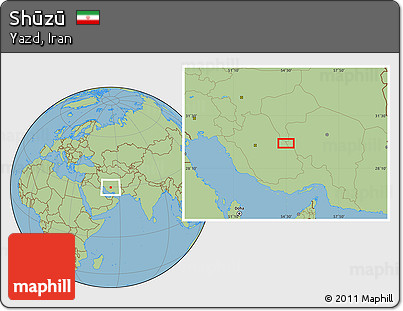 Savanna Style Location Map of Shūzū
