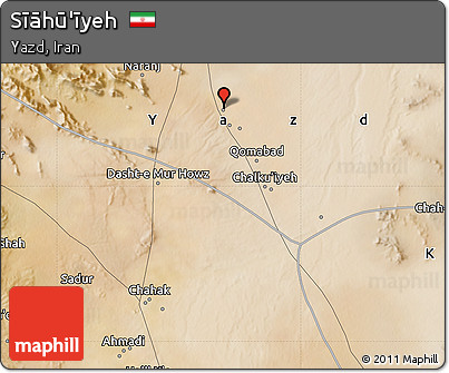 Satellite Map of Sīāhū'īyeh
