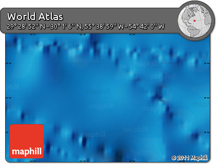 Physical Map of the Area around 29° 44' 59" N, 55° 10' 29" W