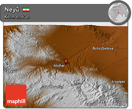 Physical 3D Map of Neyū