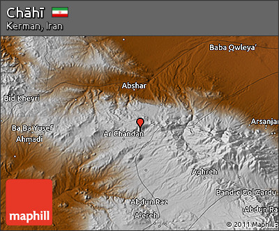 Physical 3D Map of Chāhī