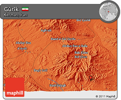 Political 3D Map of Gūrīk