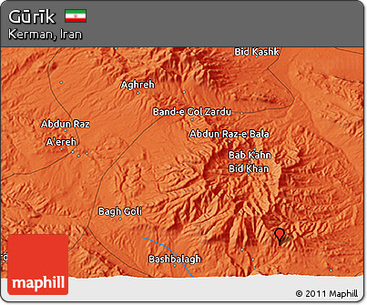 Political 3D Map of Gūrīk