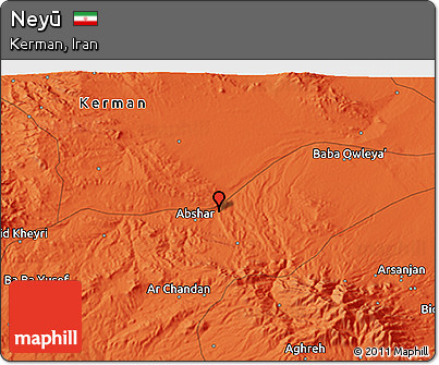 Political 3D Map of Neyū