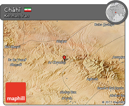 Satellite 3D Map of Chāhī