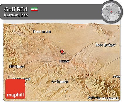 Satellite 3D Map of Golī Rūd