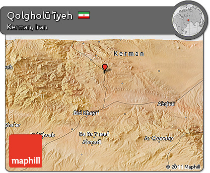 Satellite 3D Map of Qolgholū'īyeh