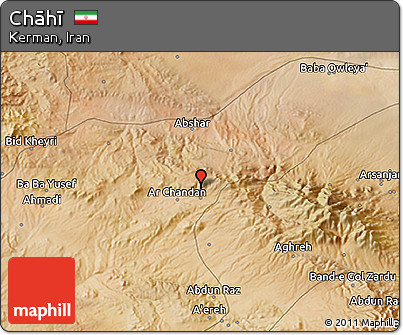 Satellite 3D Map of Chāhī