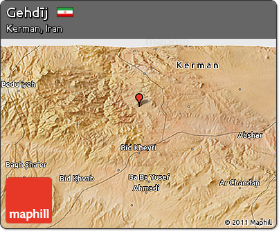 Satellite 3D Map of Gehdīj