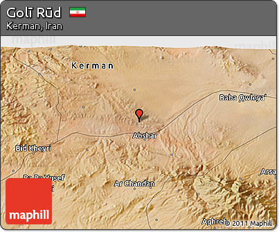 Satellite 3D Map of Golī Rūd