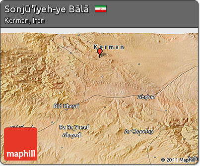 Satellite 3D Map of Sonjū'īyeh-ye Bālā