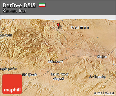 Satellite 3D Map of Barīn-e Bālā