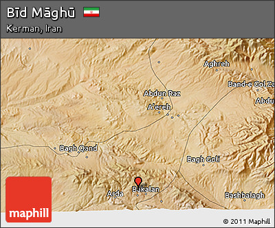 Satellite 3D Map of Bīd Māghū