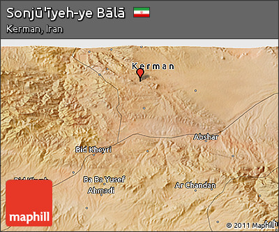 Satellite 3D Map of Sonjū'īyeh-ye Bālā