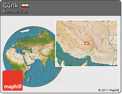 Satellite Location Map of Gūrīk