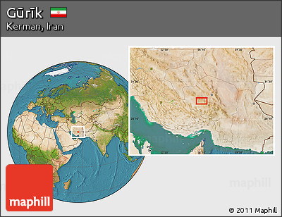 Satellite Location Map of Gūrīk