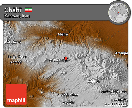 Physical Map of Chāhī