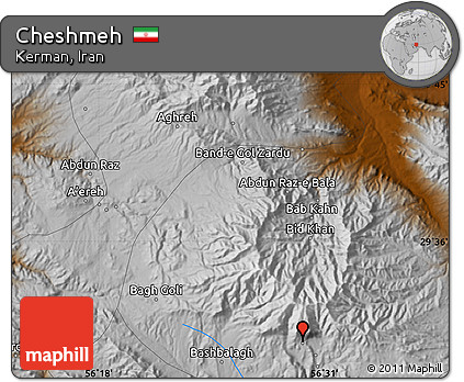 Physical Map of Cheshmeh