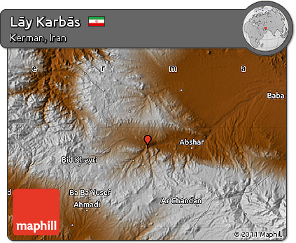 Physical Map of Lāy Karbās