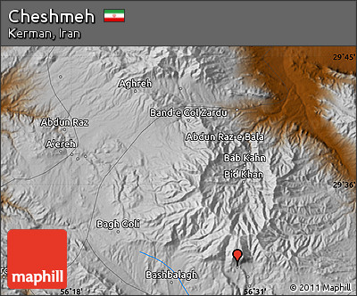Physical Map of Cheshmeh