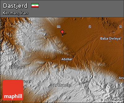 Physical Map of Dastjerd