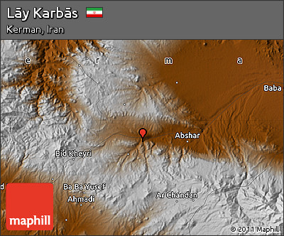 Physical Map of Lāy Karbās