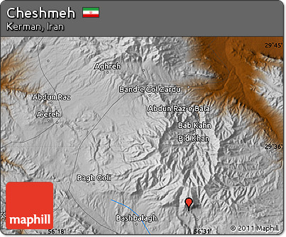 Physical Map of Cheshmeh