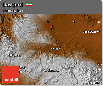 Physical Map of Dastjerd