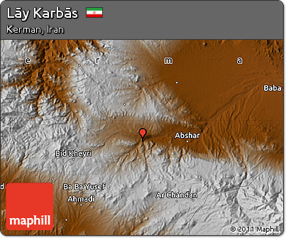 Physical Map of Lāy Karbās