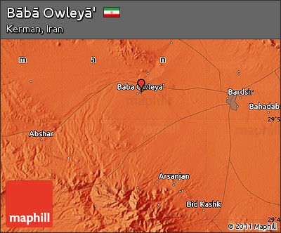 Political Map of Bābā Owleyā'