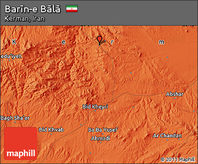 Political Map of Barīn-e Bālā