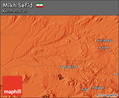 Political Map of Mīkh Sefīd