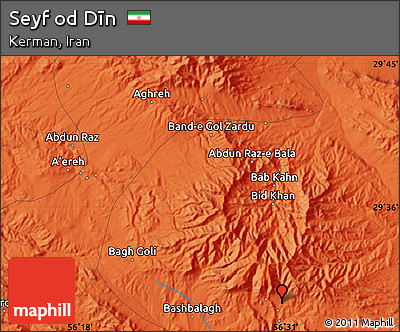 Political Map of Seyf Od Dīn