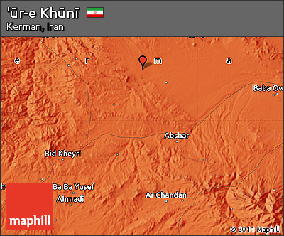 Political Map of 'ūr-e Khūnī