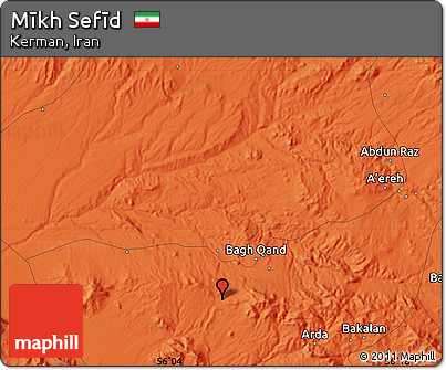 Political Map of Mīkh Sefīd