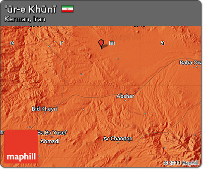 Political Map of 'ūr-e Khūnī