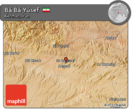 Satellite Map of Bā Bā Yūsef